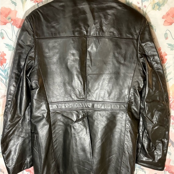 Vintage Blazer Black Leather Jacket Size 40 (Unisex) - Picture 6 of 13
